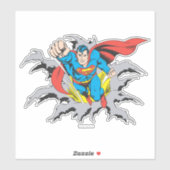 Superman Tears Thru Sticker (Vel)