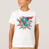 Superman Tears Thru T-shirt (Voorkant)