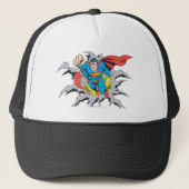 Superman Tears Thru Trucker Pet (Voorkant)
