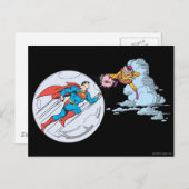 Superman Trapped in Bubble Briefkaart (Voorkant / Achterkant)