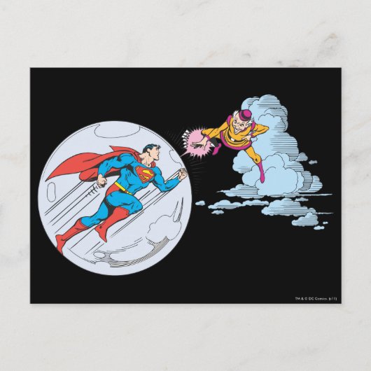 Superman Trapped in Bubble Briefkaart (Voorkant)