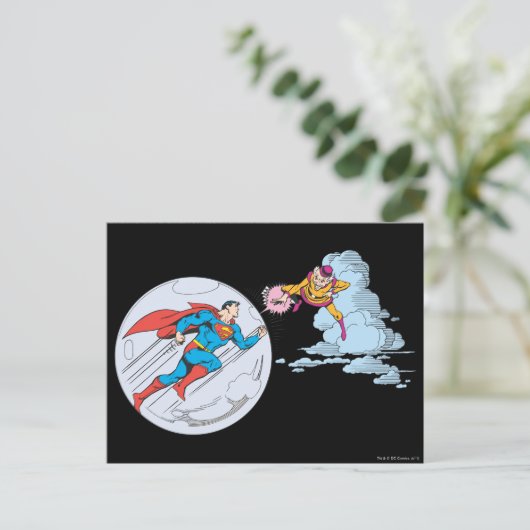 Superman Trapped in Bubble Briefkaart (Staand voorkant)