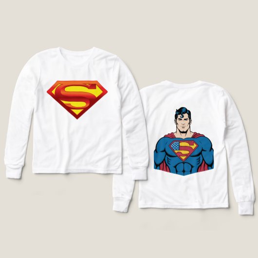 superman tshirt (Voorkant /achterkant)