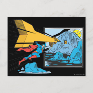 Superman Tunneling in Rock Briefkaart
