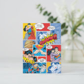 Superman Valentijnsdag| Collage komische boeken Feestdagenkaart (Staand voorkant)