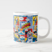 Superman Valentijnsdag | Comic Book Collage Grote Koffiekop (Rechts)