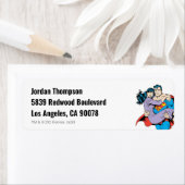 Superman Valentijnsdag | Ik zal je vangen Etiket (Insitu)