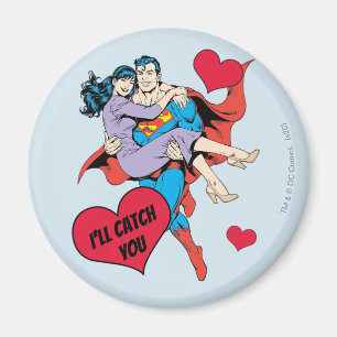 Superman Valentijnsdag Ik zal je vangen Magneet