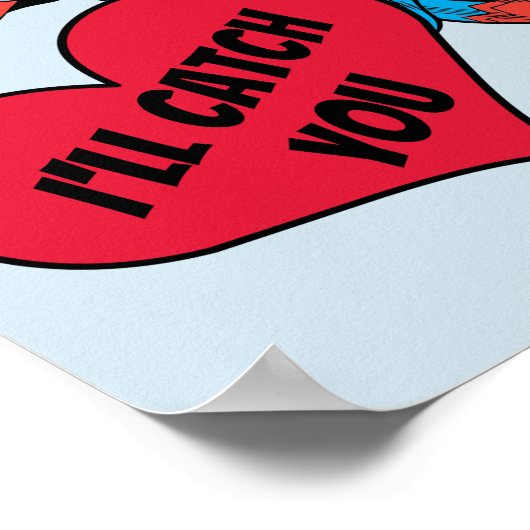 Superman Valentijnsdag | Ik zal je vangen Poster (Hoek)