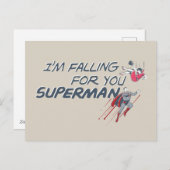 Superman Valentijnsdag| Ik zoek je Feestdagenkaart (Voorkant / Achterkant)