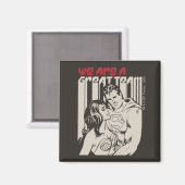 Superman Valentijnsdag | Wij zijn een geweldig tea Magneet (Voorkant / Achterkant)