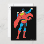 Superman van achteren briefkaart (Voorkant / Achterkant)