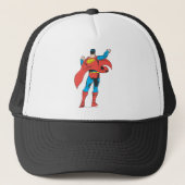 Superman van achteren trucker pet (Voorkant)