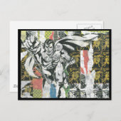 Superman - Verhoog het collage Briefkaart (Voorkant / Achterkant)
