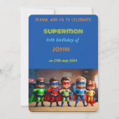 Superman Verjaardag Kaart (Voorkant)