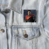 Superman Vierkante Button 5,1 Cm (In situ)