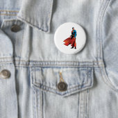 Superman View Front Ronde Button 5,7 Cm (In situ)