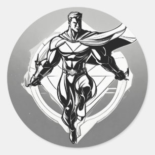 Superman vliegend Custom gesneden Sticker