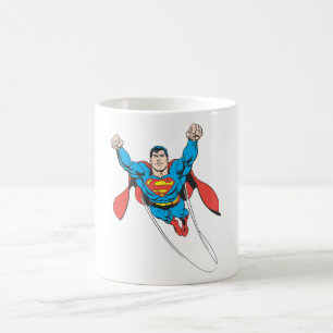 Superman vliegt vooruit koffiemok