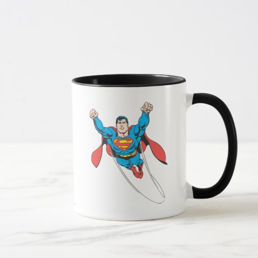 Superman vliegt vooruit mok (Rechts)