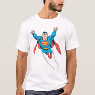 Superman vliegt vooruit t-shirt