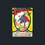 Superman (volledig verhaal) canvas afdruk<br><div class="desc">Superman Comic Hoesje</div>