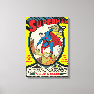 Superman (volledig verhaal) canvas afdruk