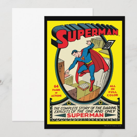 Superman (volledig verhaal) kaart (Voorkant / Achterkant)