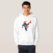 Superman vooruit hoodie (Voorkant volledig)