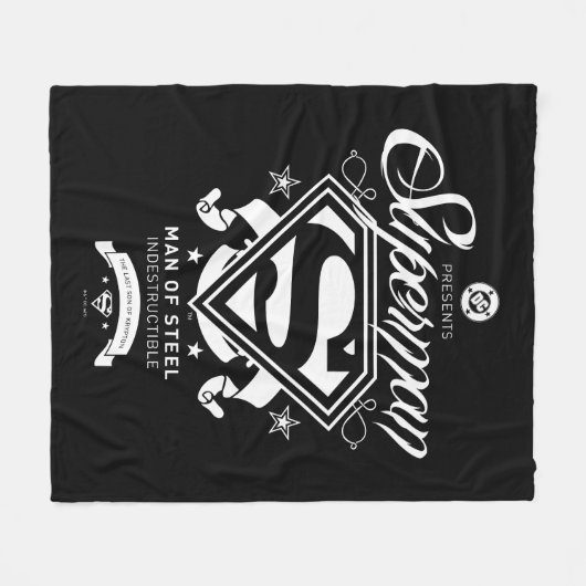 Superman Wapenmunt Fleece Deken (Voorkant (Horizontaal))