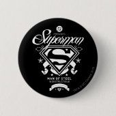 Superman Wapenmunt Ronde Button 5,7 Cm (Voorkant)
