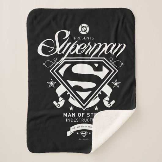Superman Wapenmunt Sherpa Deken (Voorkant)