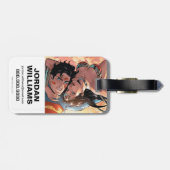 Superman/Wonder Comic Hoesje #11 Variant Bagagelabel (Achterkant horizontaal)