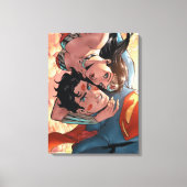 Superman/Wonder Comic Hoesje #11 Variant Canvas Afdruk (Voorkant)