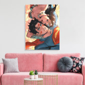 Superman/Wonder Comic Hoesje #11 Variant Canvas Afdruk (Insitu (Woonkamer))