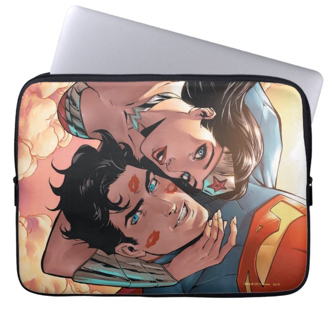 Superman/Wonder Comic Hoesje #11 Variant Laptop Sleeve (Voorkant)