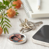 Superman/Wonder Comic Hoesje #11 Variant Sleutelhanger (Zijkant)