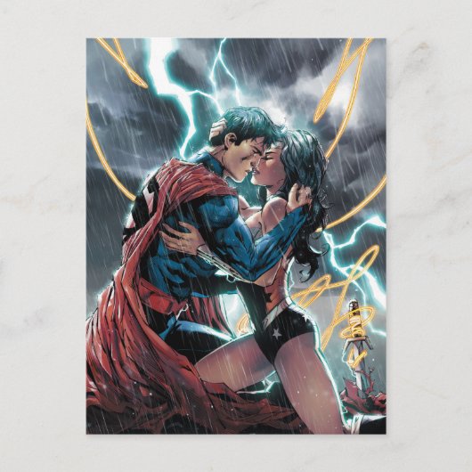 Superman/Wonder Comic Promotion Art Briefkaart (Voorkant)