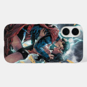 Superman/Wonder Comic Promotion Art Case-Mate iPhone Case (Achterkant (horizontaal))