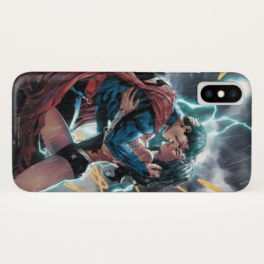 Superman/Wonder Comic Promotion Art Case-Mate iPhone Case (Achterkant (horizontaal))