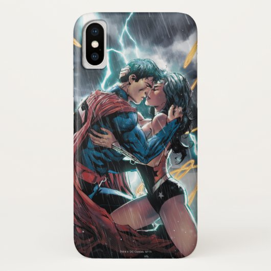Superman/Wonder Comic Promotion Art Case-Mate iPhone Case (Achterkant)