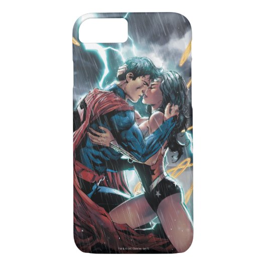 Superman/Wonder Comic Promotion Art Case-Mate iPhone Case (Achterkant)