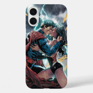 Superman/Wonder Comic Promotion Art iPhone 16 Plus Hoesje