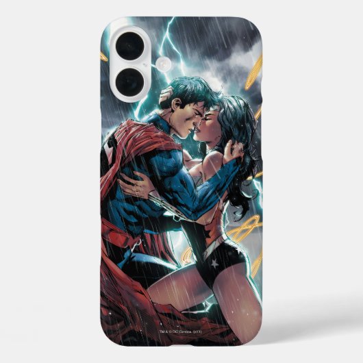 Superman/Wonder Comic Promotion Art Case-Mate iPhone Case (Achterkant)