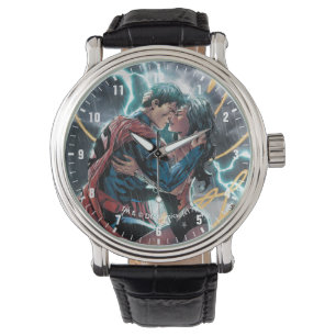 Superman/Wonder Comic Promotion Art Horloge