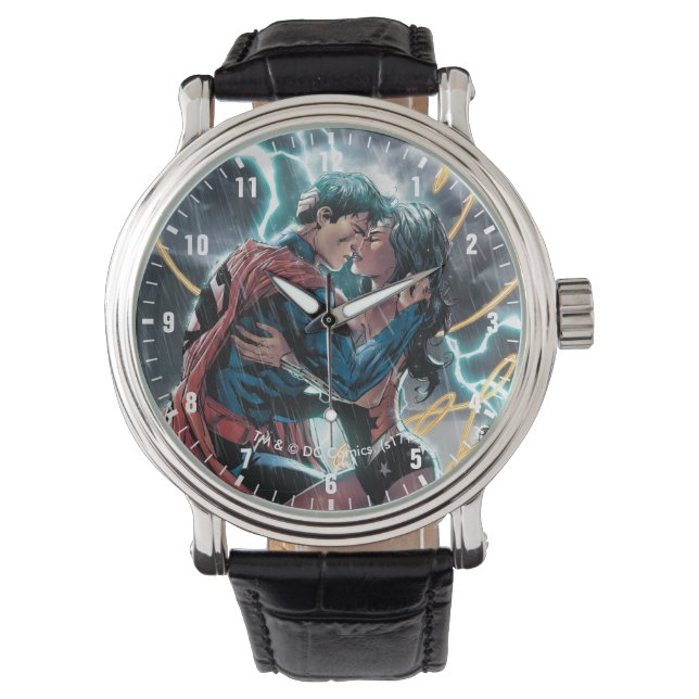 Superman/Wonder Comic Promotion Art Horloge (Voorkant)