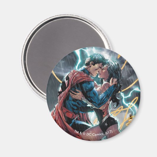Superman/Wonder Comic Promotion Art Magneet (Voorkant / Achterkant)