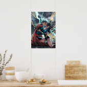 Superman/Wonder Comic Promotion Art Poster (Keuken)