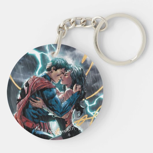 Superman/Wonder Comic Promotion Art Sleutelhanger (Achterkant)