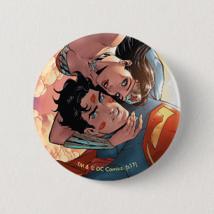 Superman/Wonder Woman Comic Hoesje #11 Variant Ronde Button 5,7 Cm